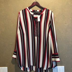 Roz&Ali business casual long shirt